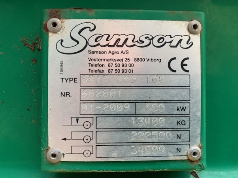 Stalldungstreuer типа Samson SP15, Gebrauchtmaschine в Skjern (Фотография 3)