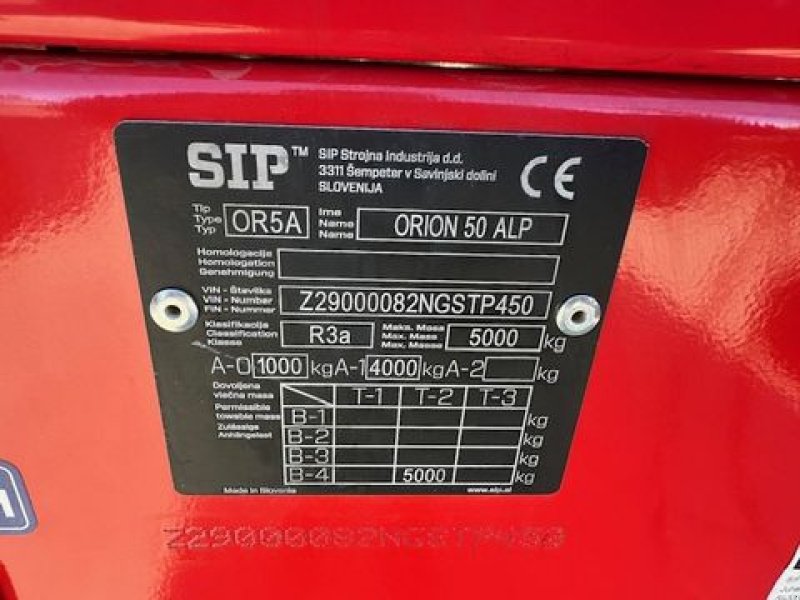 Stalldungstreuer des Typs SIP Miststreuer Orion 50 Alp mit Stauschieber, Neumaschine in Tamsweg (Bild 16)