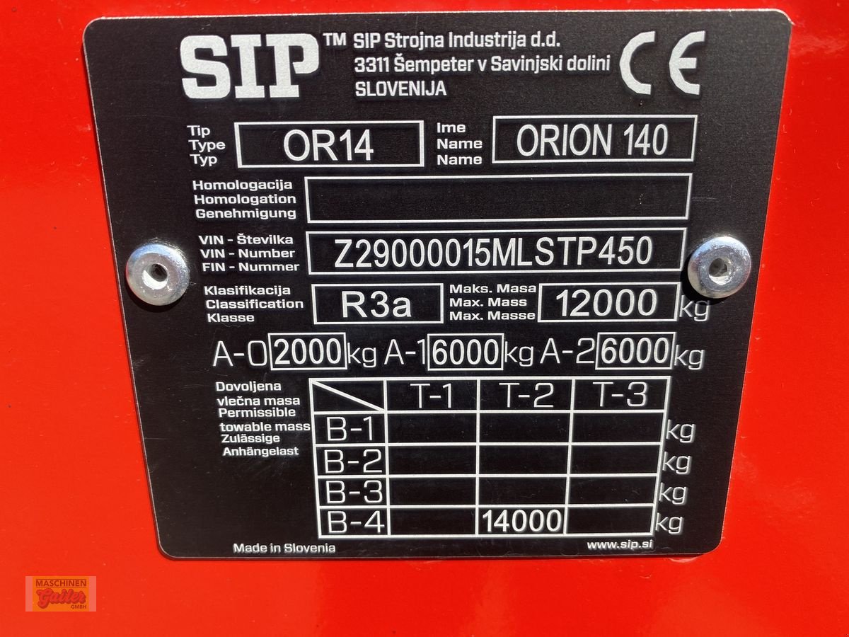 Stalldungstreuer typu SIP Orion 140 Muldenstreuer, Neumaschine v Kötschach (Obrázek 13)