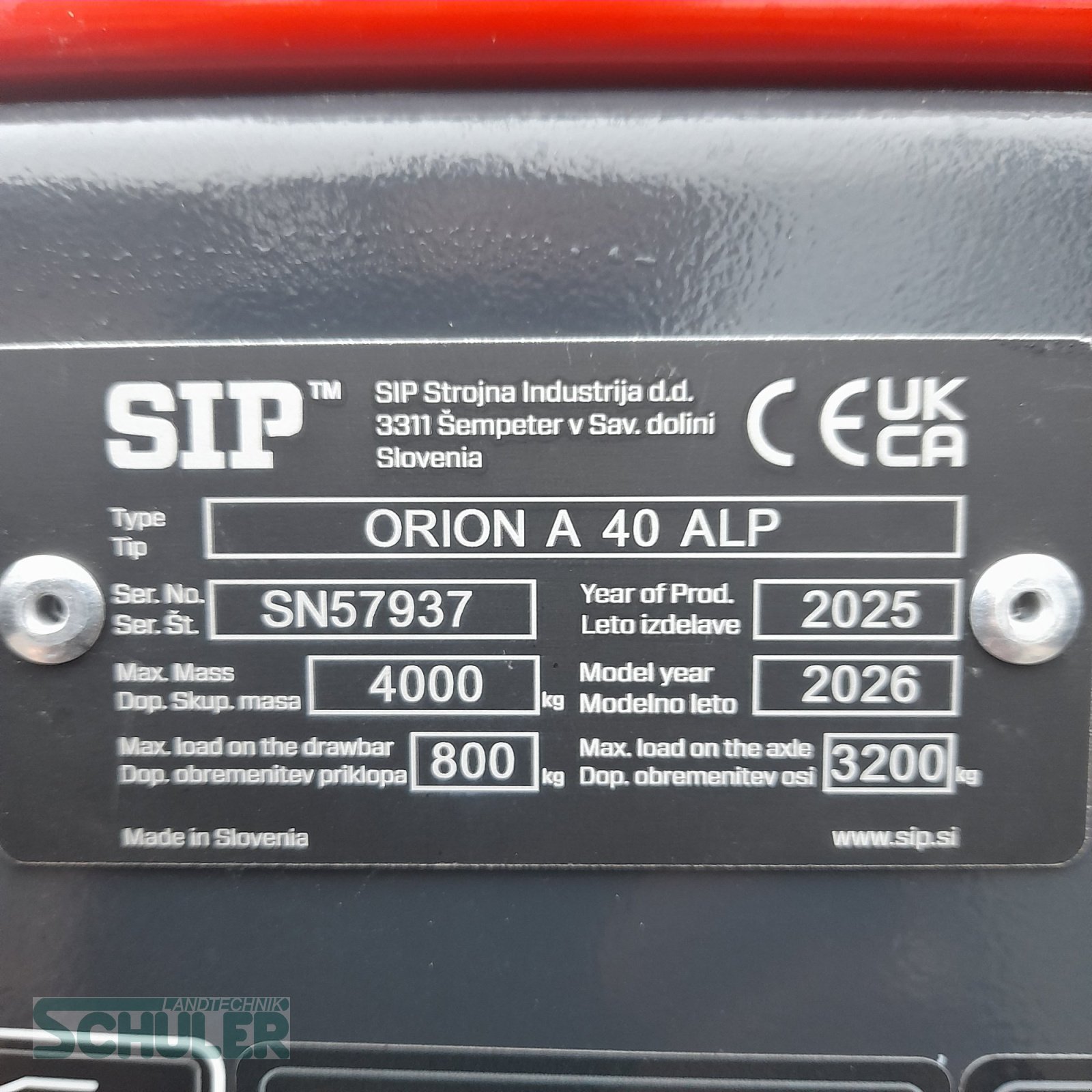 Stalldungstreuer des Typs SIP Orion 40, Neumaschine in St. Märgen (Bild 9)