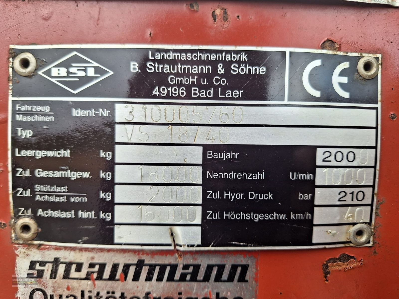 Stalldungstreuer des Typs Strautmann Kompststreuer VS 18, Gebrauchtmaschine in Gampern (Bild 31)