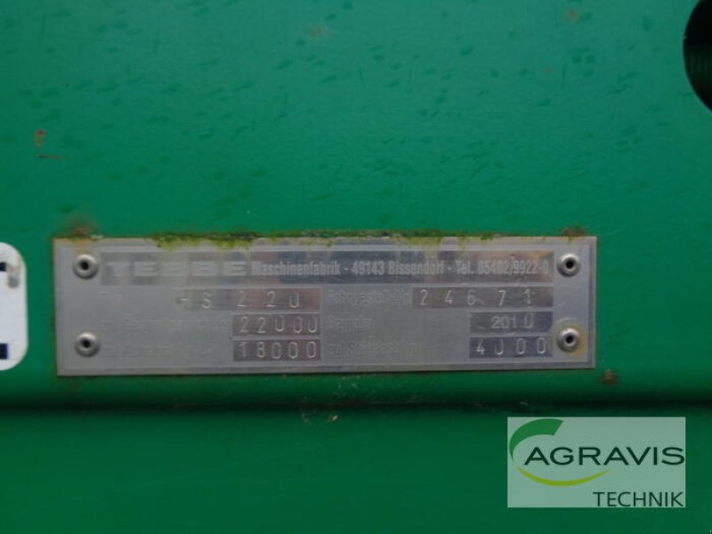 Stalldungstreuer des Typs Tebbe HS 220, Gebrauchtmaschine in Nartum (Bild 14)