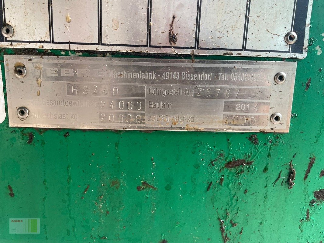 Stalldungstreuer typu Tebbe HS240, Gebrauchtmaschine v Schenefeld (Obrázek 2)