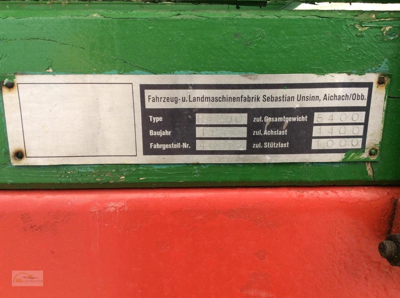 Stalldungstreuer des Typs Unsinn R 4200 5,4 to, Gebrauchtmaschine in Pfreimd (Bild 5)