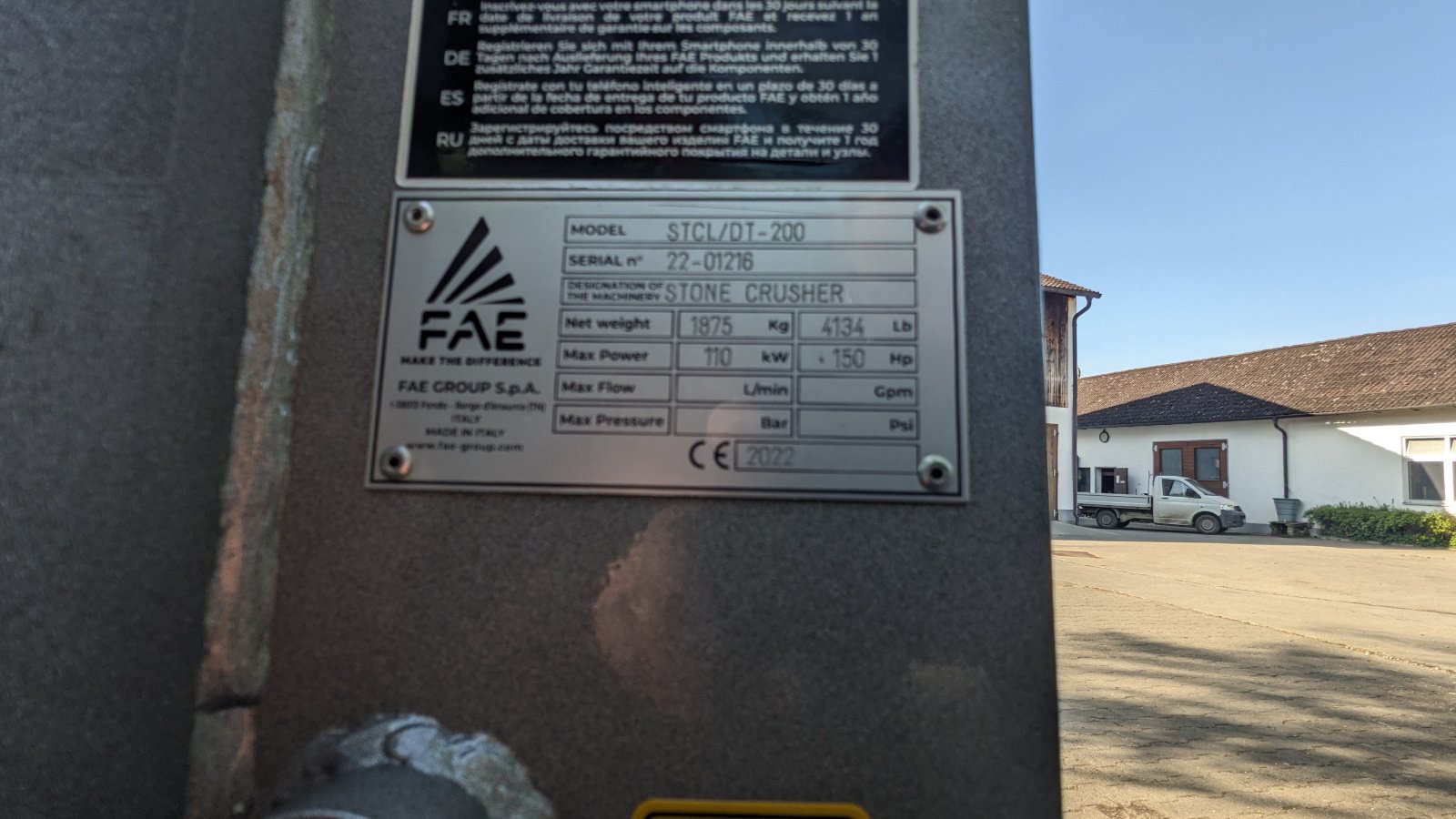Steinezerkleinerer a típus FAE STCL 200, Gebrauchtmaschine ekkor: Emmering (Kép 3)