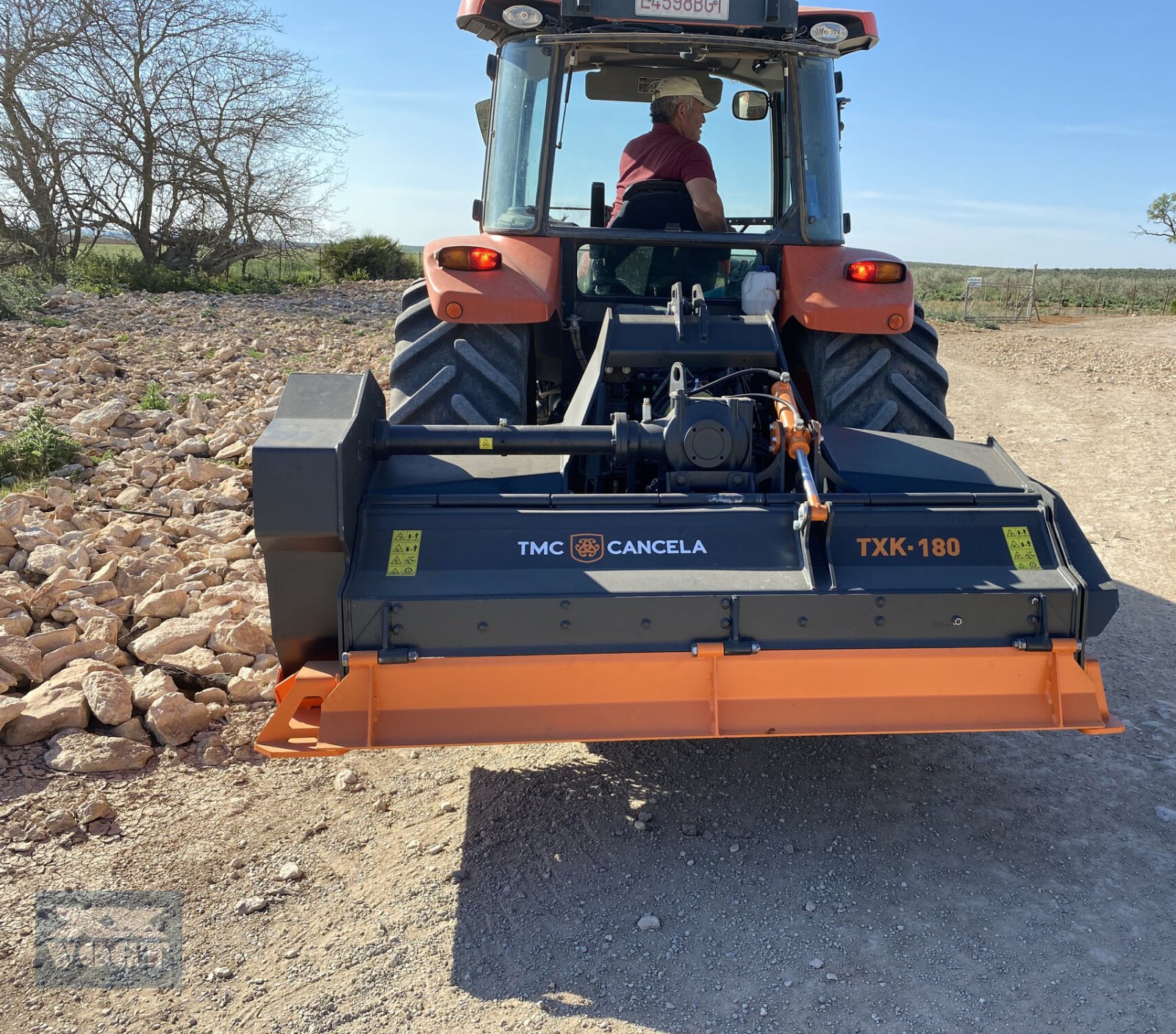 Steinezerkleinerer Türe ait TMC Cancela TXK-180 Steinbrecher /Steinfräse für Traktor-***Aktionsangebot***, Neumaschine içinde Schmallenberg (resim 4)