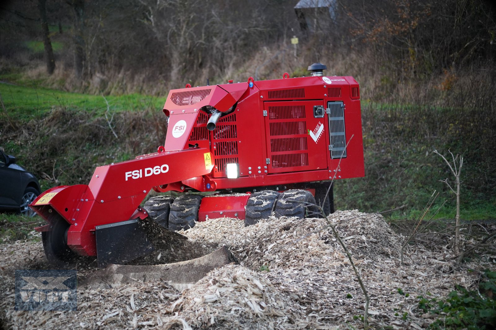 Stock/Wurzelfräse des Typs FSI D60 Stubbenfräse /Wurzelfräse mit Dieselmotor und Funkbedienung, Neumaschine in Schmallenberg (Bild 9)