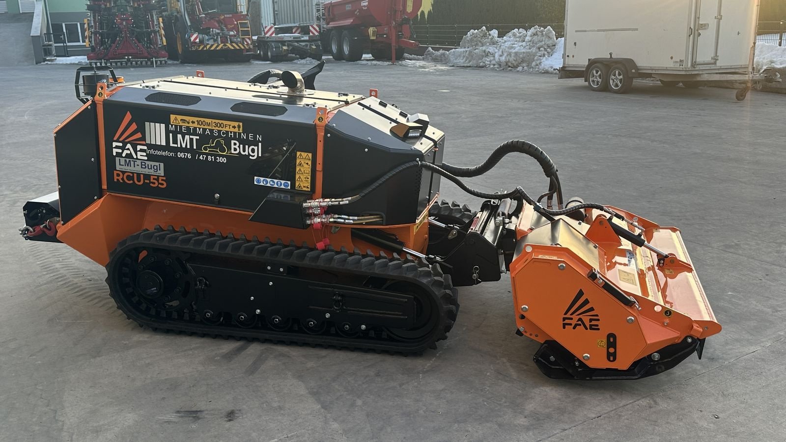 Stockfräse van het type FAE RCU55 -Ferngesteuertes Raupenfahrzeug, Gebrauchtmaschine in Hürm (Foto 4)