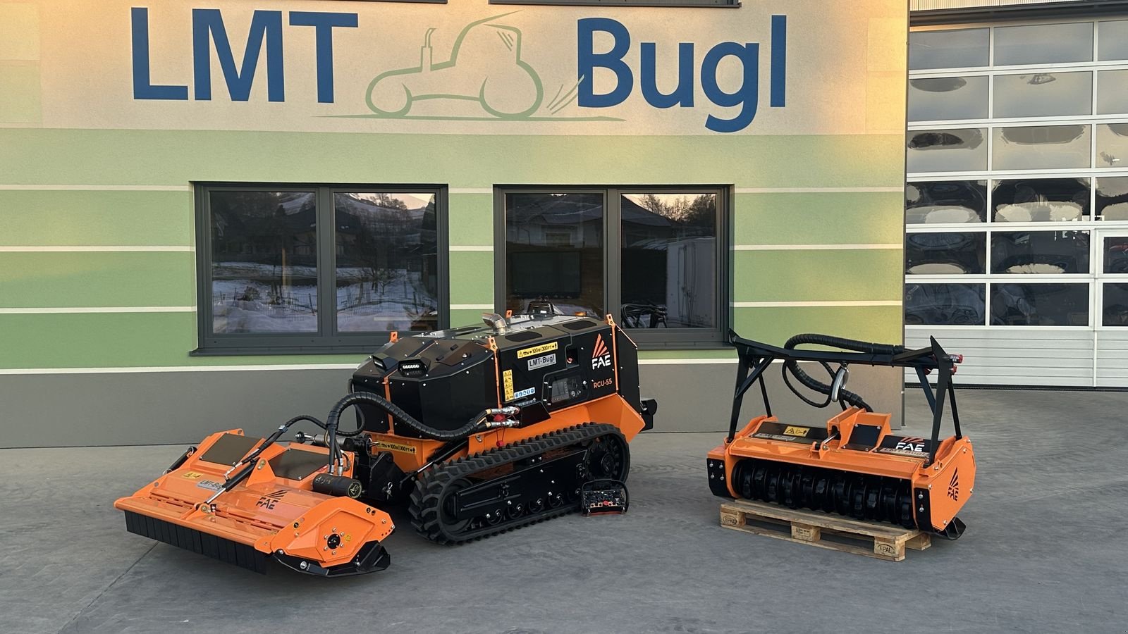 Stockfräse van het type FAE RCU55 -Ferngesteuertes Raupenfahrzeug, Gebrauchtmaschine in Hürm (Foto 1)