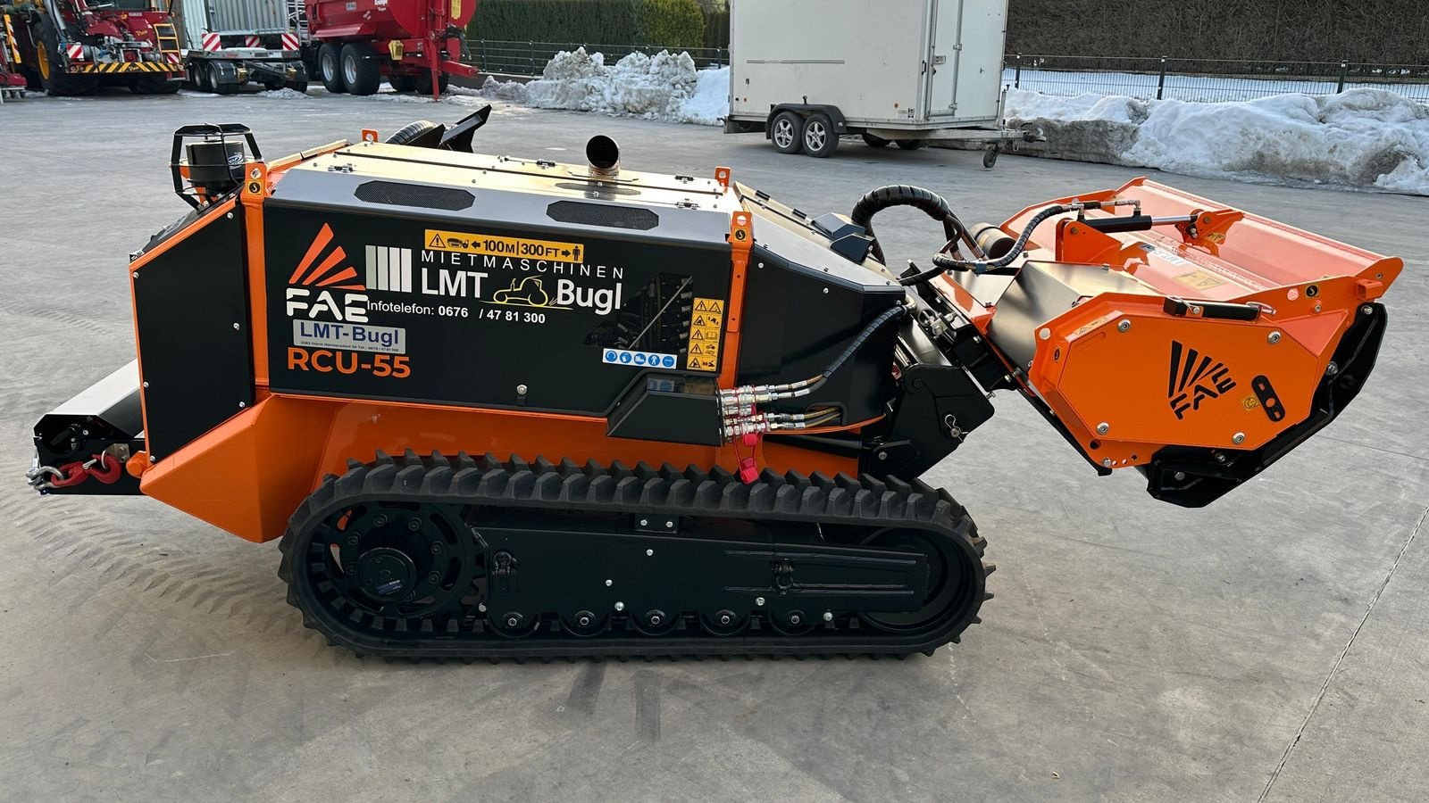 Stockfräse del tipo FAE RCU55 - Ferngesteuertes Raupenfahrzeug, Mietmaschine In Hürm (Immagine 5)