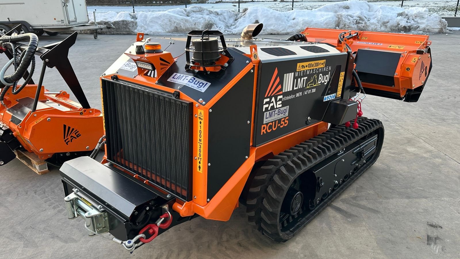 Stockfräse del tipo FAE RCU55 - Ferngesteuertes Raupenfahrzeug, Mietmaschine In Hürm (Immagine 7)