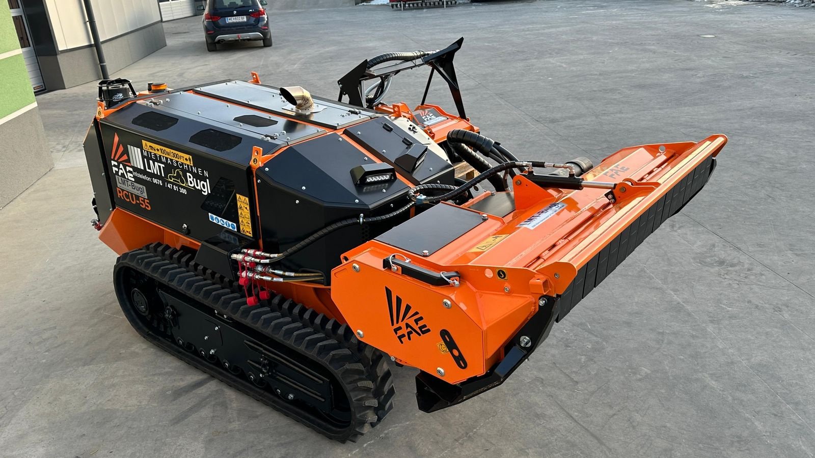 Stockfräse del tipo FAE RCU55 - Ferngesteuertes Raupenfahrzeug, Mietmaschine In Hürm (Immagine 4)