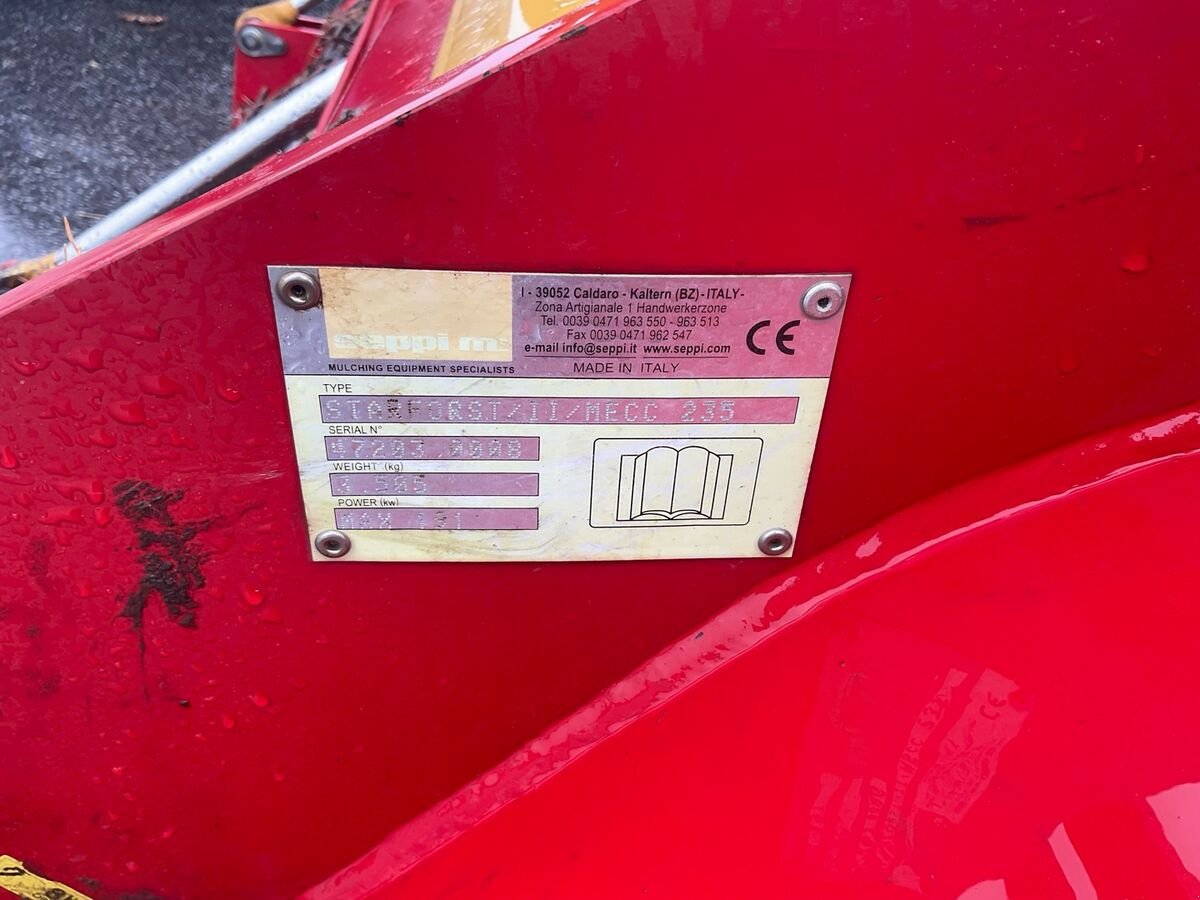 Stockfräse van het type Seppi Starforst  MECC 235, Gebrauchtmaschine in Zwettl (Foto 14)