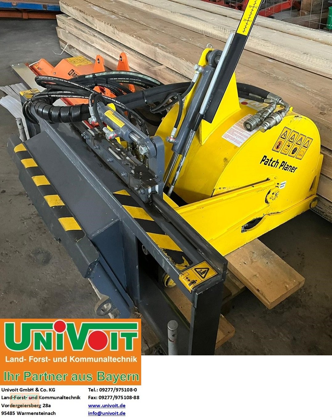 Straßenfräse typu Cardley-Bingham Asphaltfräse - Teerfräse f. Multihog Holder Kärcher Hansa Bagger Radlader, Gebrauchtmaschine v Warmensteinach (Obrázek 1)