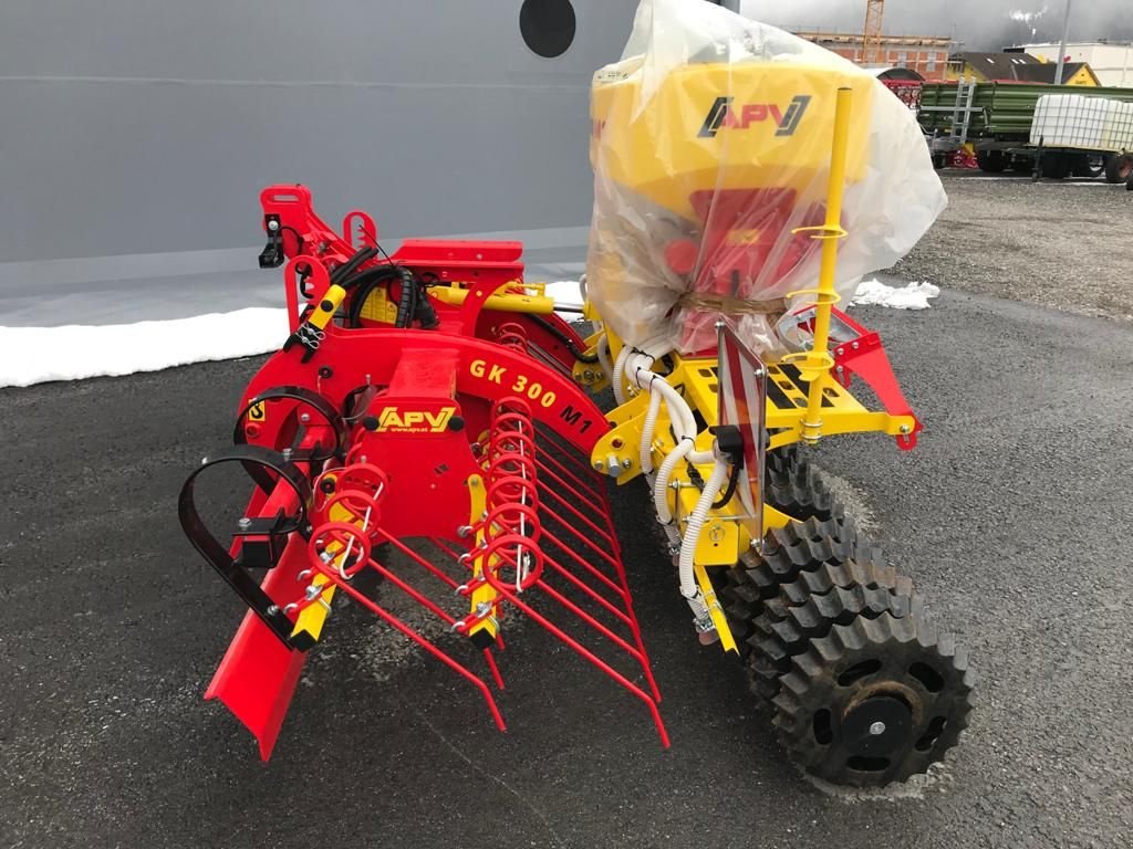 Striegel mit Nachsaateinrichtung Türe ait APV Grünlandkombi GK300M1 Full Edition + PS200M1, Neumaschine içinde Tamsweg (resim 2)