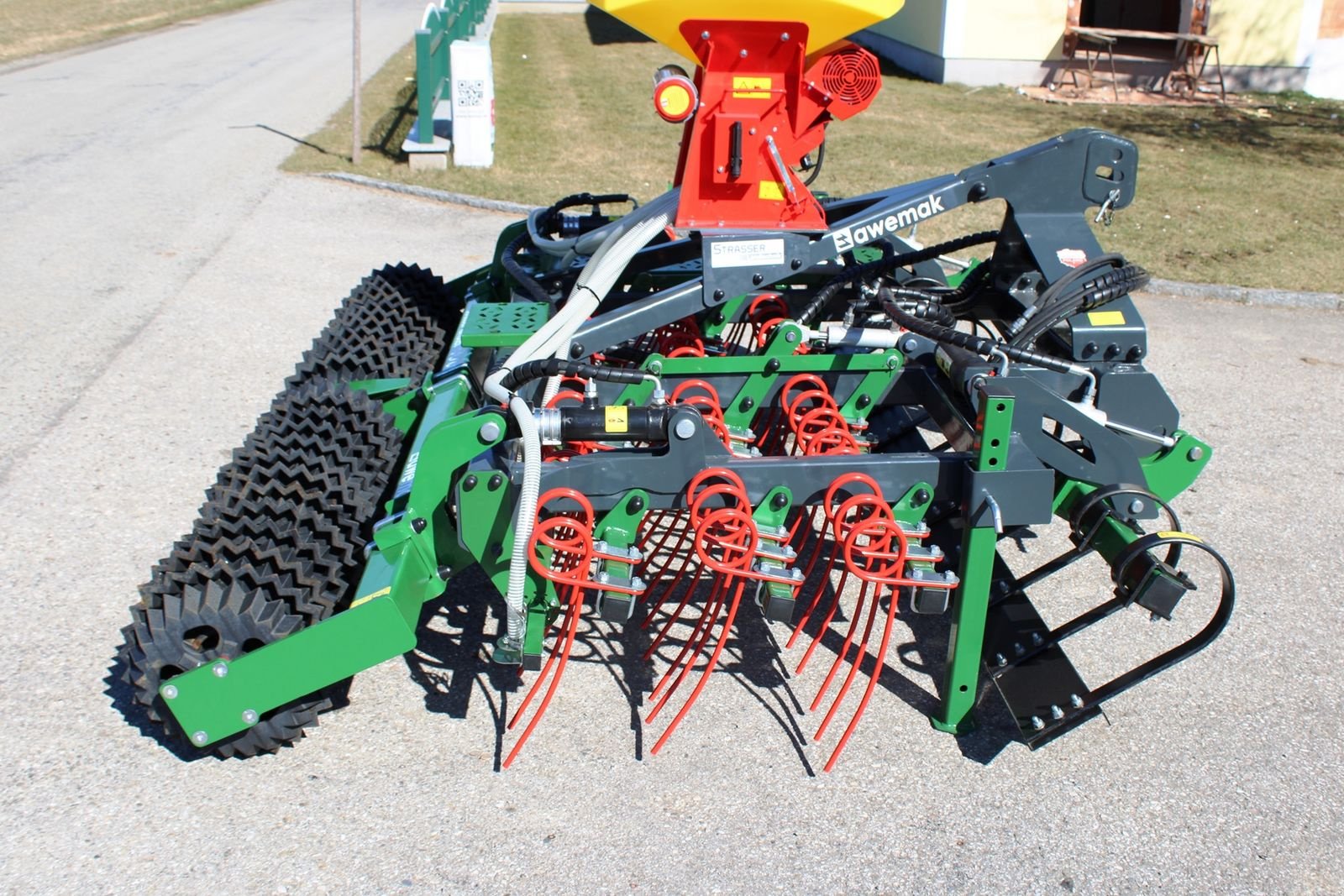 Striegel mit Nachsaateinrichtung tip Awemak ProGrasser 300 mit APV PS200 M1, Neumaschine in Neukirchen am Walde  (Poză 13)