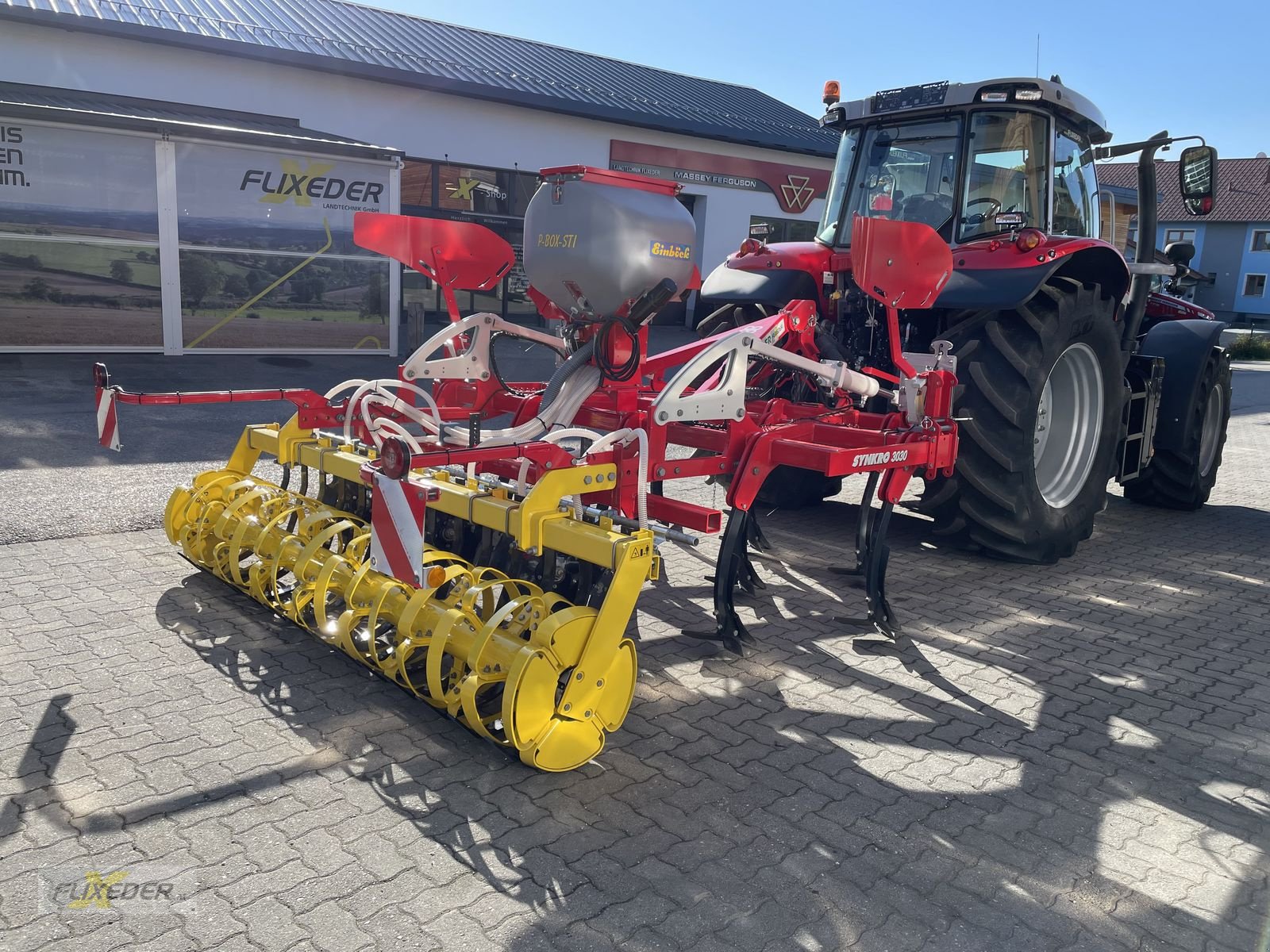 Striegel mit Nachsaateinrichtung des Typs Einböck P-Box STI- 600, Neumaschine in Pattigham (Bild 1)