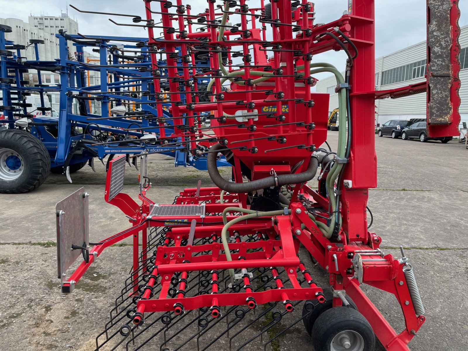 Striegel mit Nachsaateinrichtung des Typs Einböck Pneumaticstar Pro 600 STI, Neumaschine in Werther (Bild 5)