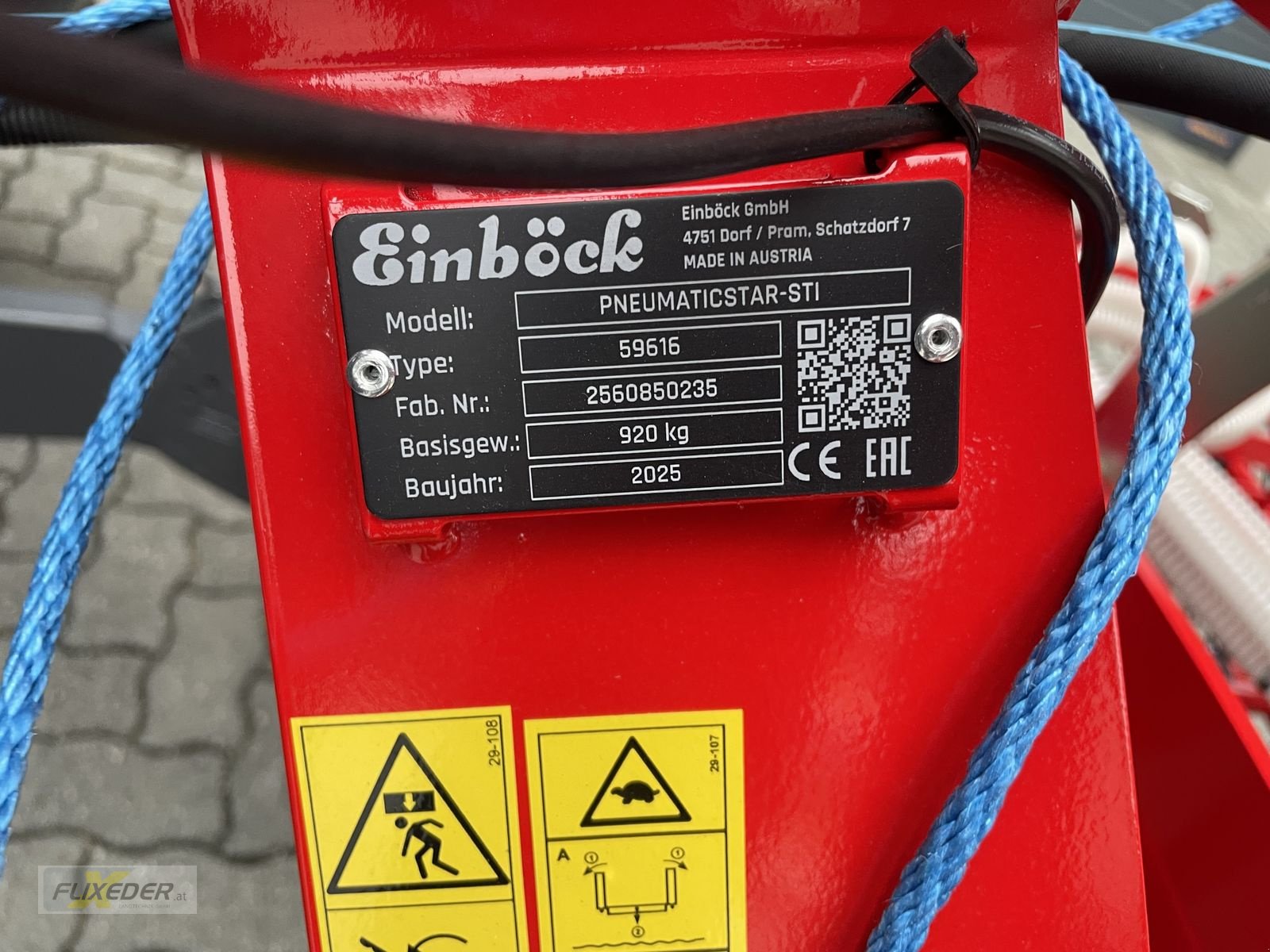 Striegel mit Nachsaateinrichtung Türe ait Einböck Pneumatikstar STI 600 SR, Neumaschine içinde Pattigham (resim 9)