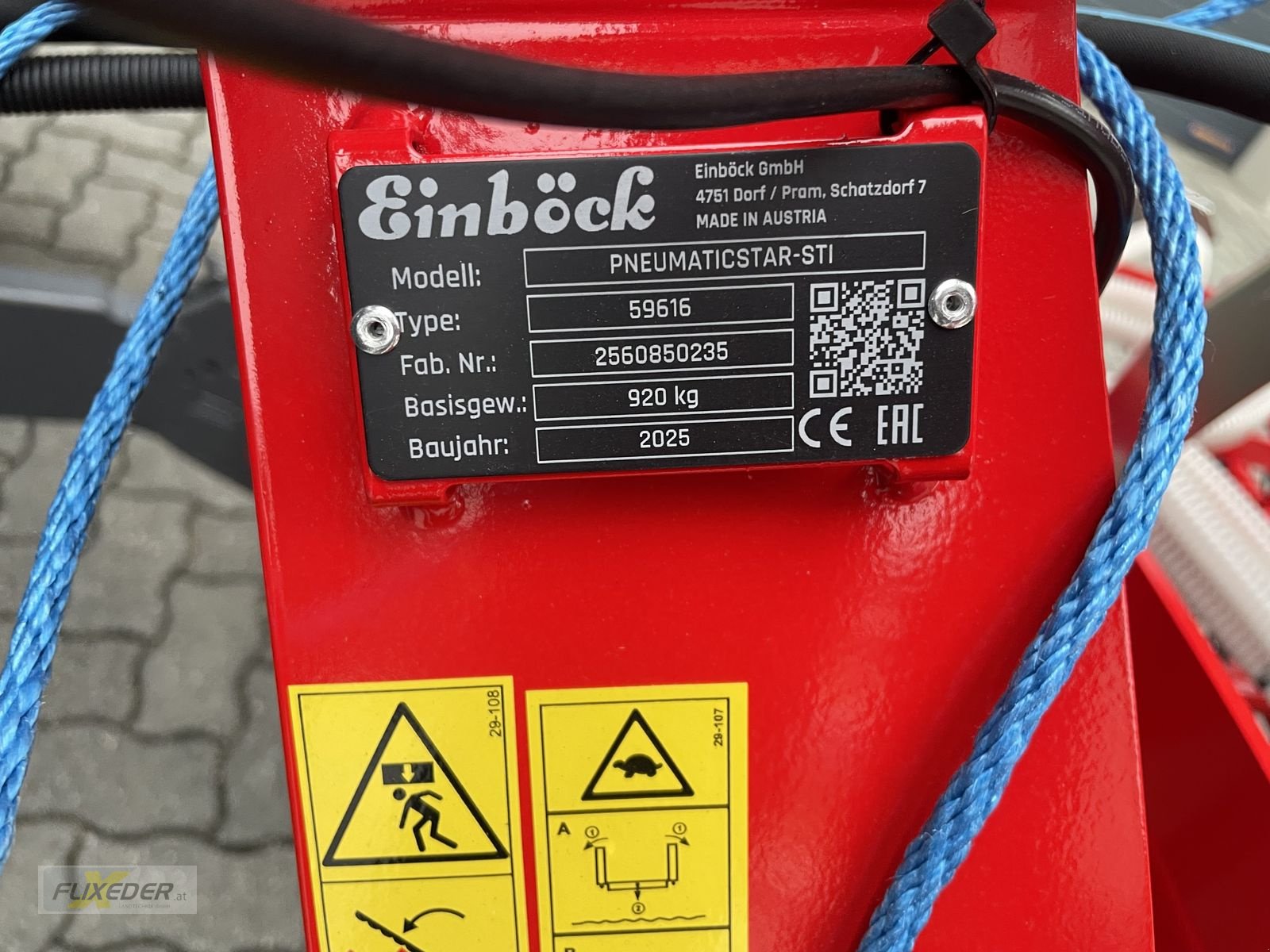 Striegel mit Nachsaateinrichtung Türe ait Einböck Pneumatikstar STI 600 SR, Neumaschine içinde Pattigham (resim 8)