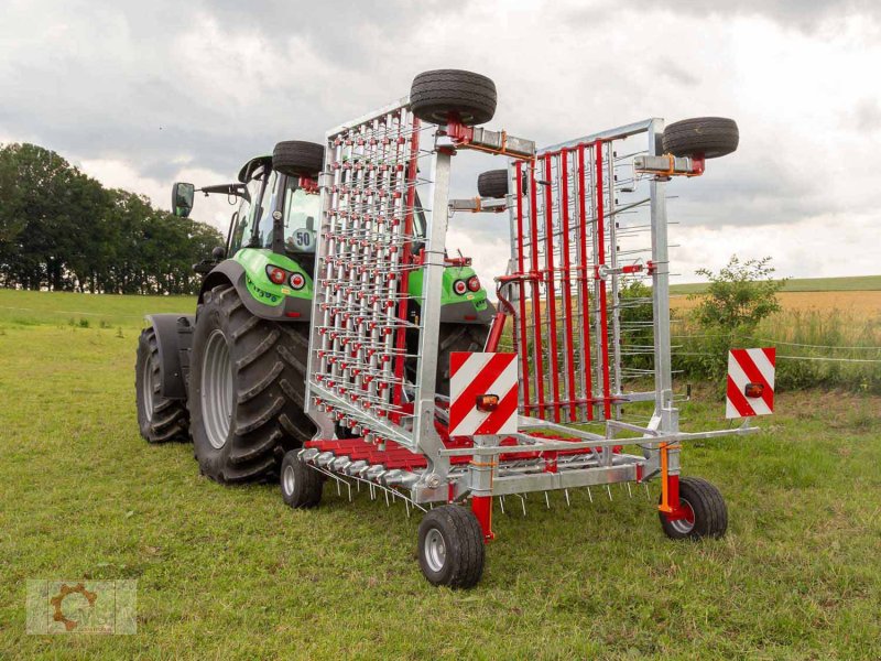 Striegel mit Nachsaateinrichtung typu Fliegl Striegel STR 610 Grünlandstriegel Wiesenstriegel, Neumaschine v Tiefenbach