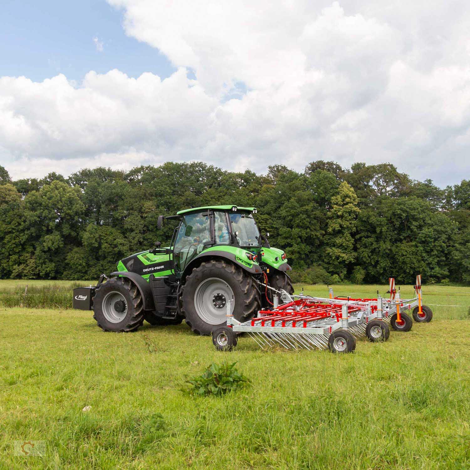 Striegel mit Nachsaateinrichtung del tipo Fliegl Striegel STR 610 Grünlandstriegel Wiesenstriegel, Neumaschine In Tiefenbach (Immagine 2)