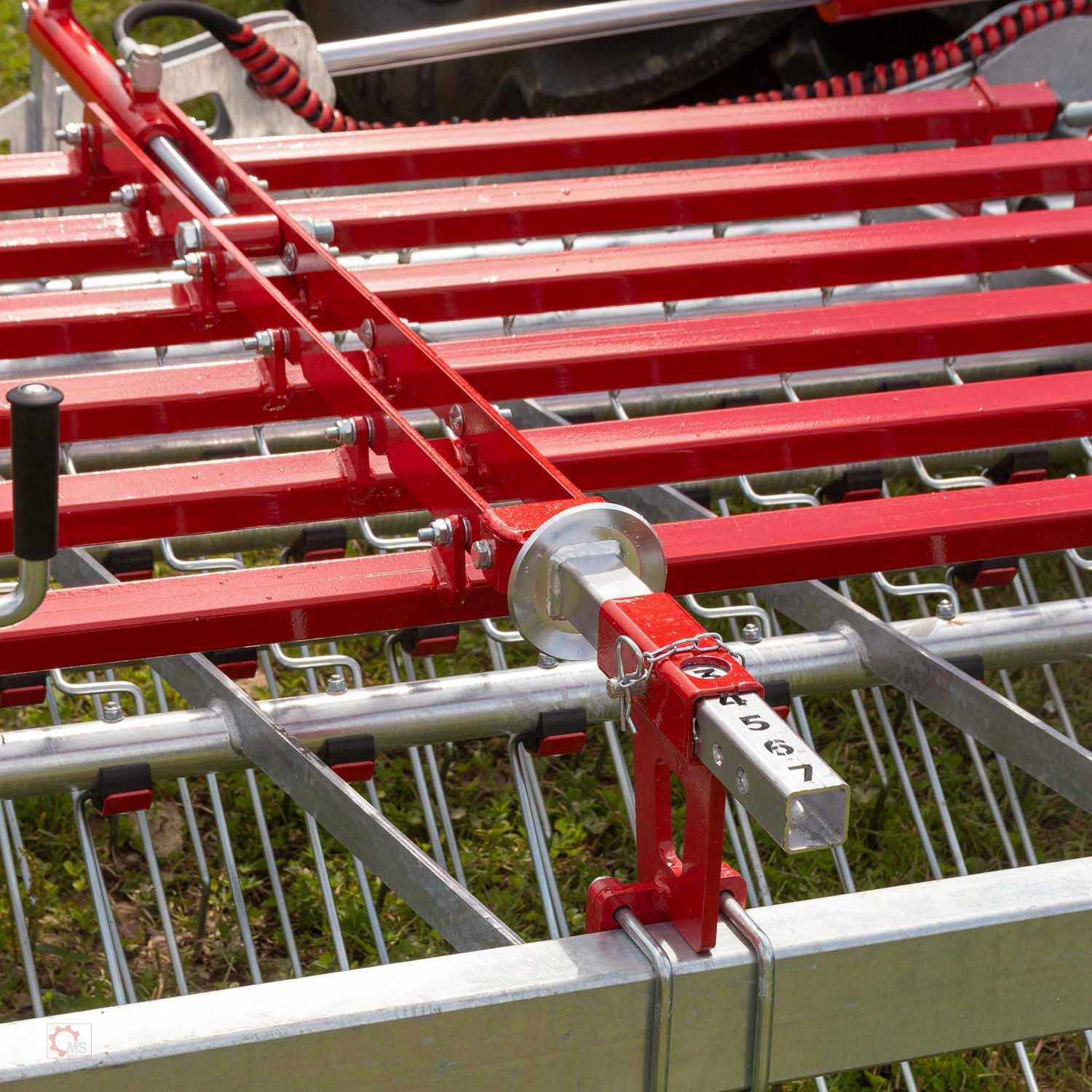 Striegel mit Nachsaateinrichtung del tipo Fliegl Striegel STR 610 Grünlandstriegel Wiesenstriegel, Neumaschine In Tiefenbach (Immagine 6)