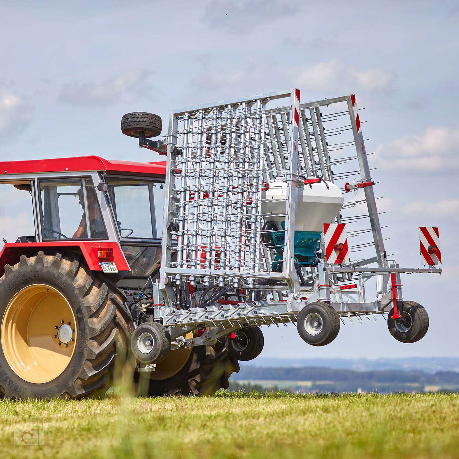 Striegel mit Nachsaateinrichtung del tipo Fliegl Striegel STR 610 Grünlandstriegel Wiesenstriegel, Neumaschine In Tiefenbach (Immagine 8)