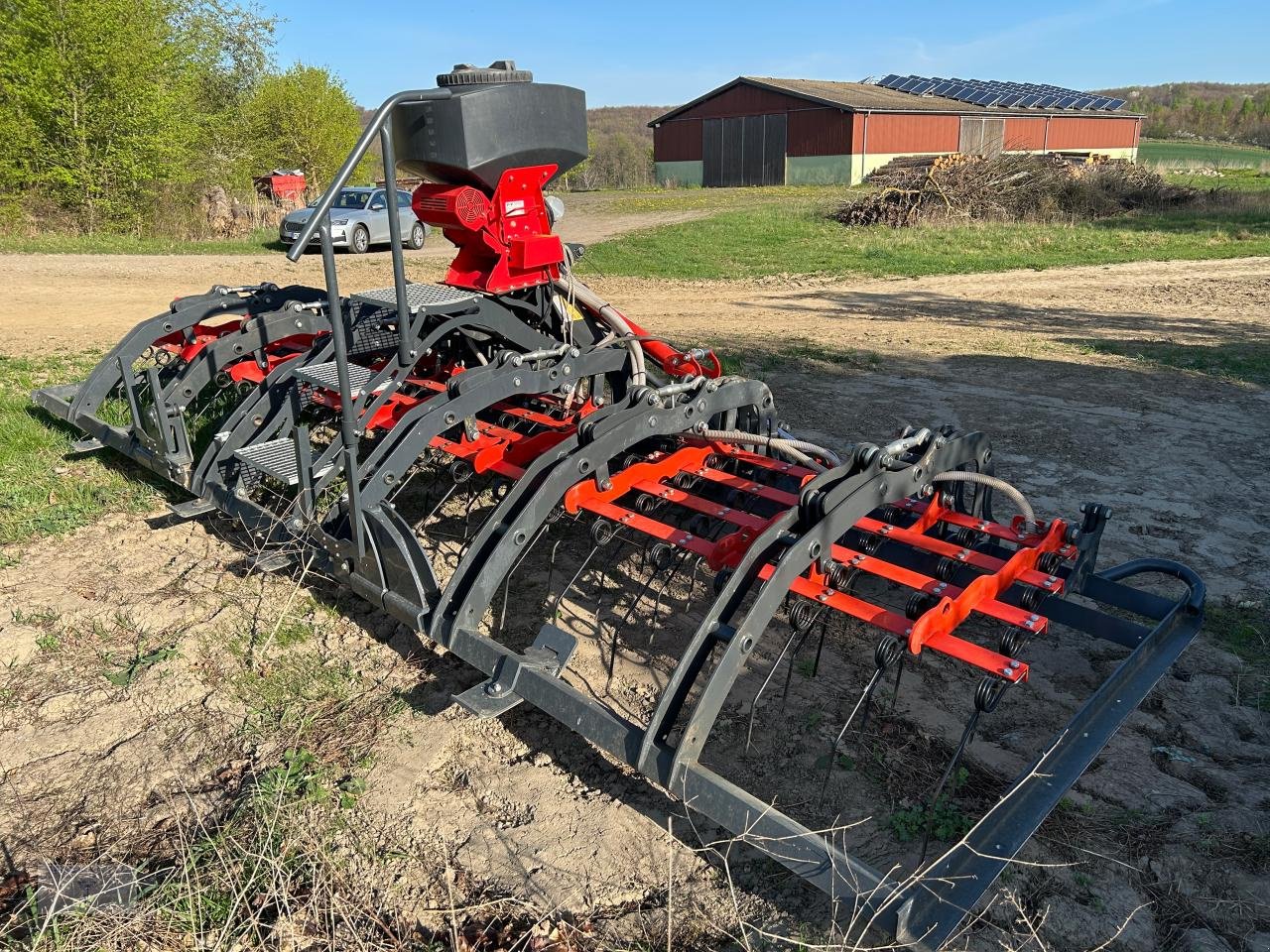 Striegel mit Nachsaateinrichtung Türe ait Saphir GS 603-3 mit APV PS 200 M 1, Gebrauchtmaschine içinde Pragsdorf (resim 5)