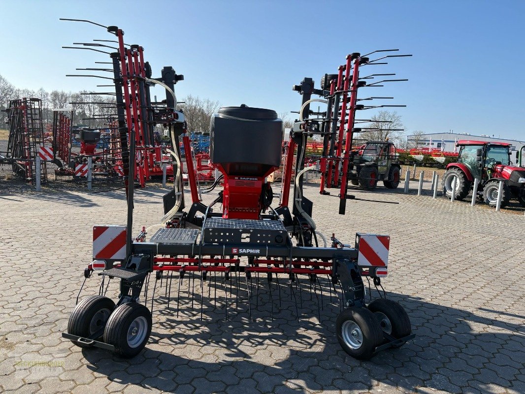 Striegel mit Nachsaateinrichtung Türe ait Saphir KS 600 Perfekt Konturstriegel, Neumaschine içinde Mühlengeez (resim 4)