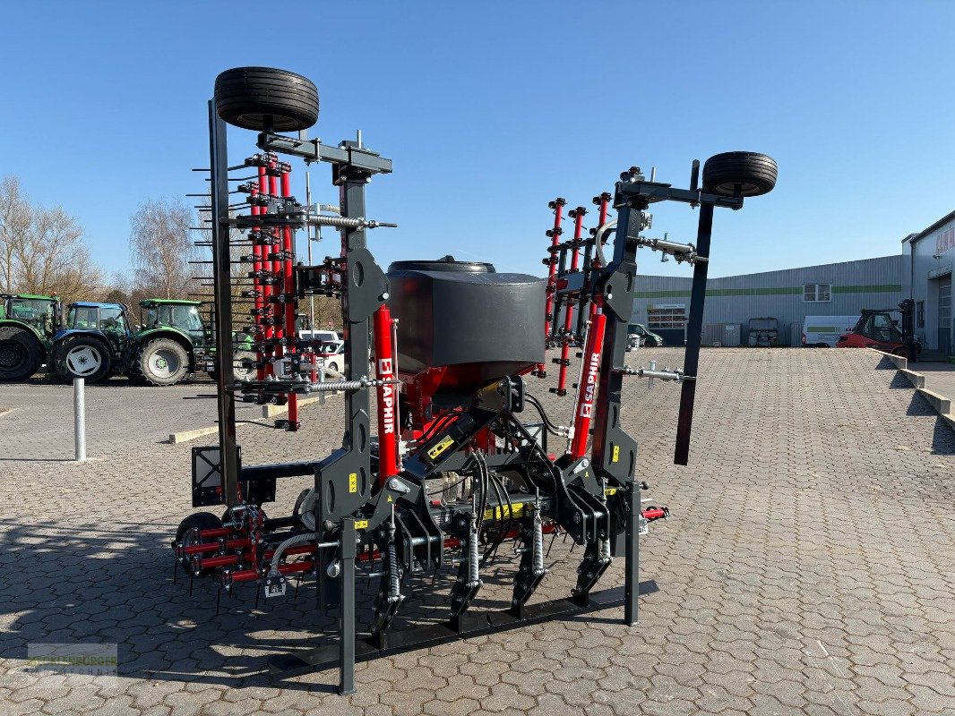 Striegel mit Nachsaateinrichtung Türe ait Saphir KS 600 Perfekt Konturstriegel, Neumaschine içinde Mühlengeez (resim 8)