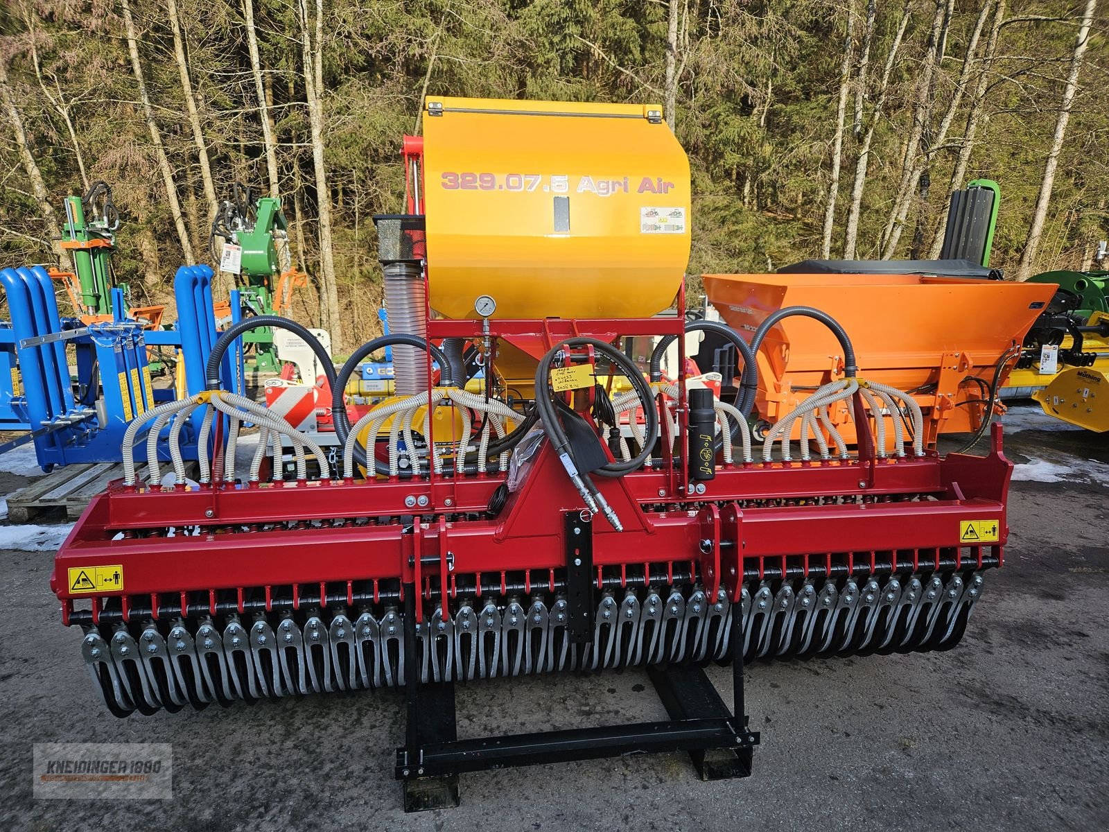 Striegel mit Nachsaateinrichtung tip Vredo Nachsaatgerät, Neumaschine in Altenfelden (Poză 7)