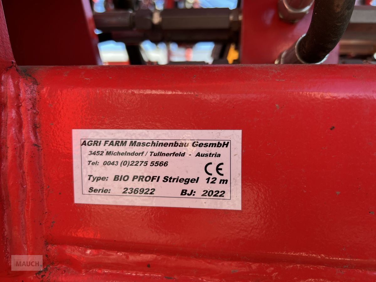 Striegel des Typs Agri Farm Bio Profi Striegel 12m, Gebrauchtmaschine in Burgkirchen (Bild 5)
