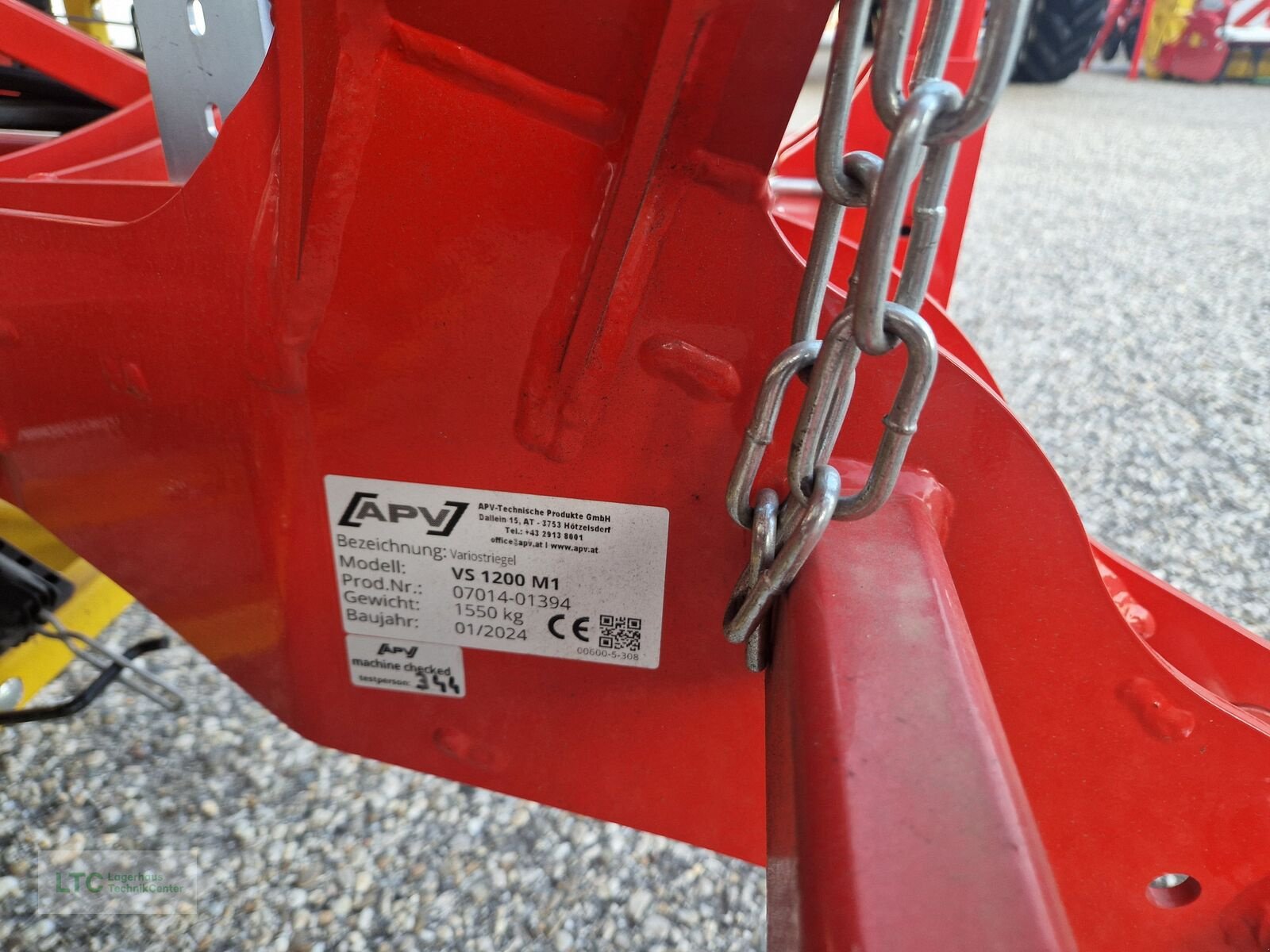 Striegel του τύπου APV VS 1200 M1, Neumaschine σε Korneuburg (Φωτογραφία 8)