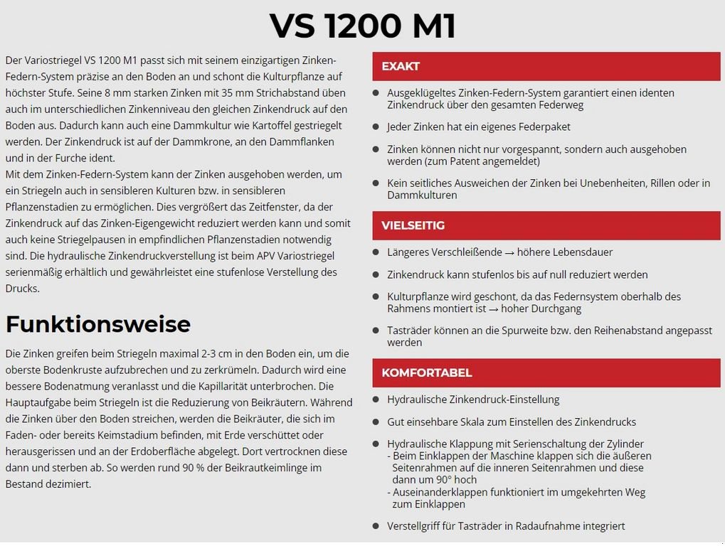 Striegel Türe ait APV VS 1200, Neumaschine içinde Göpfritz (resim 13)