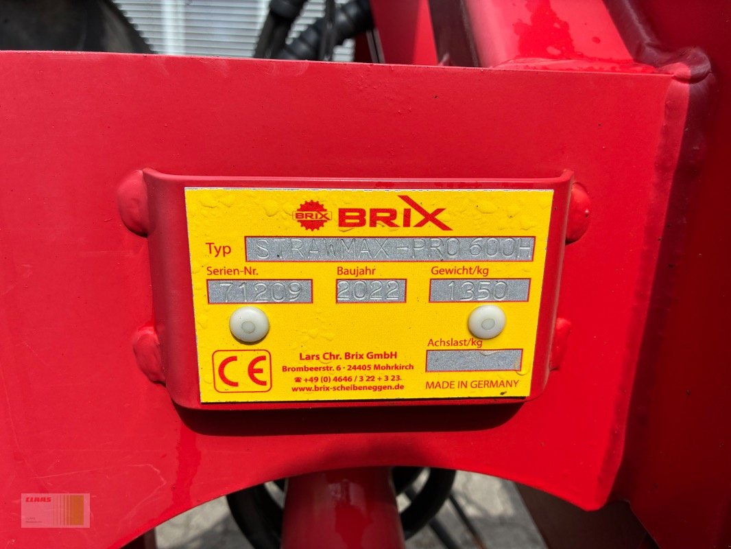 Striegel του τύπου Brix Strawmax-Pro 600 H, Gebrauchtmaschine σε Bordesholm (Φωτογραφία 5)