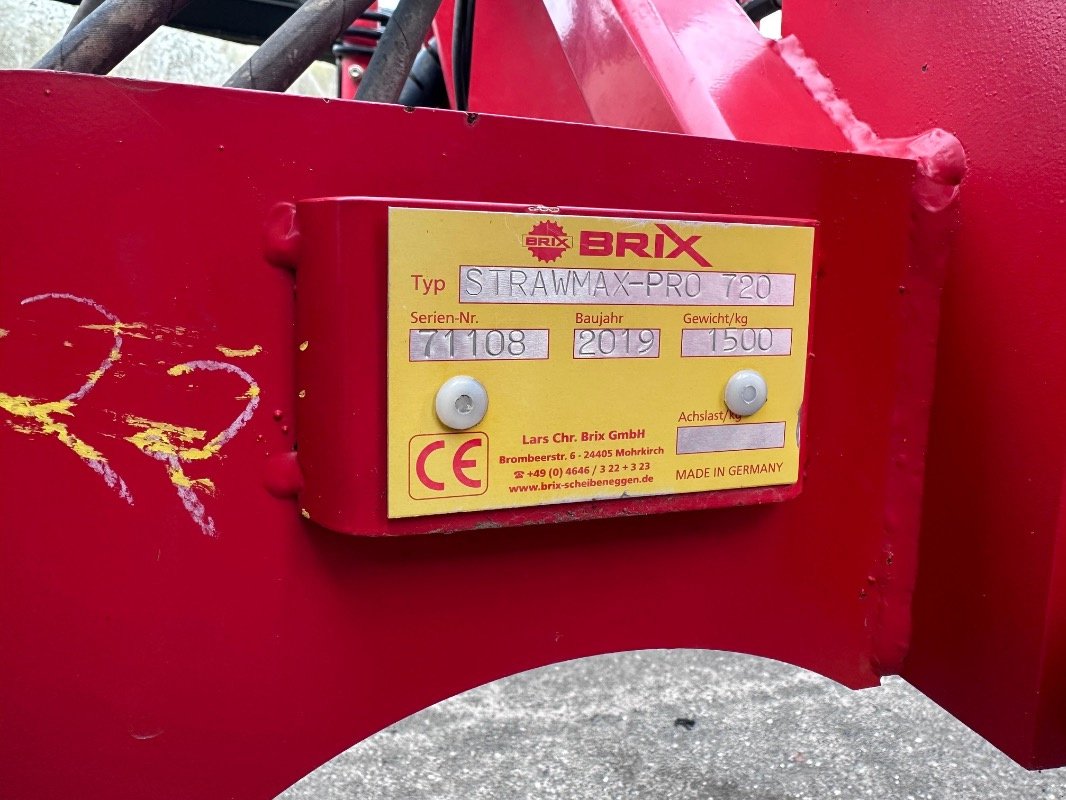 Striegel a típus Brix STRAWMAX PRO 720, Gebrauchtmaschine ekkor: Liebenwalde (Kép 2)