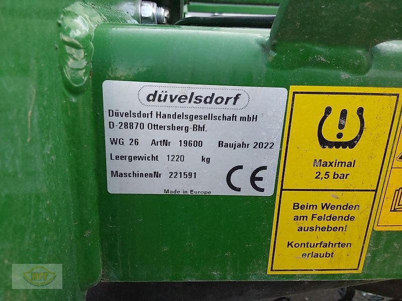Striegel des Typs Düvelsdorf GREEN.RAKE expert 6 m, Vorführmaschine in Mühlhausen-Görmar (Bild 6)