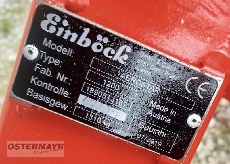 Striegel of the type Einböck AEROSTAR 1200, Gebrauchtmaschine in Rohr i .NB (Picture 5)