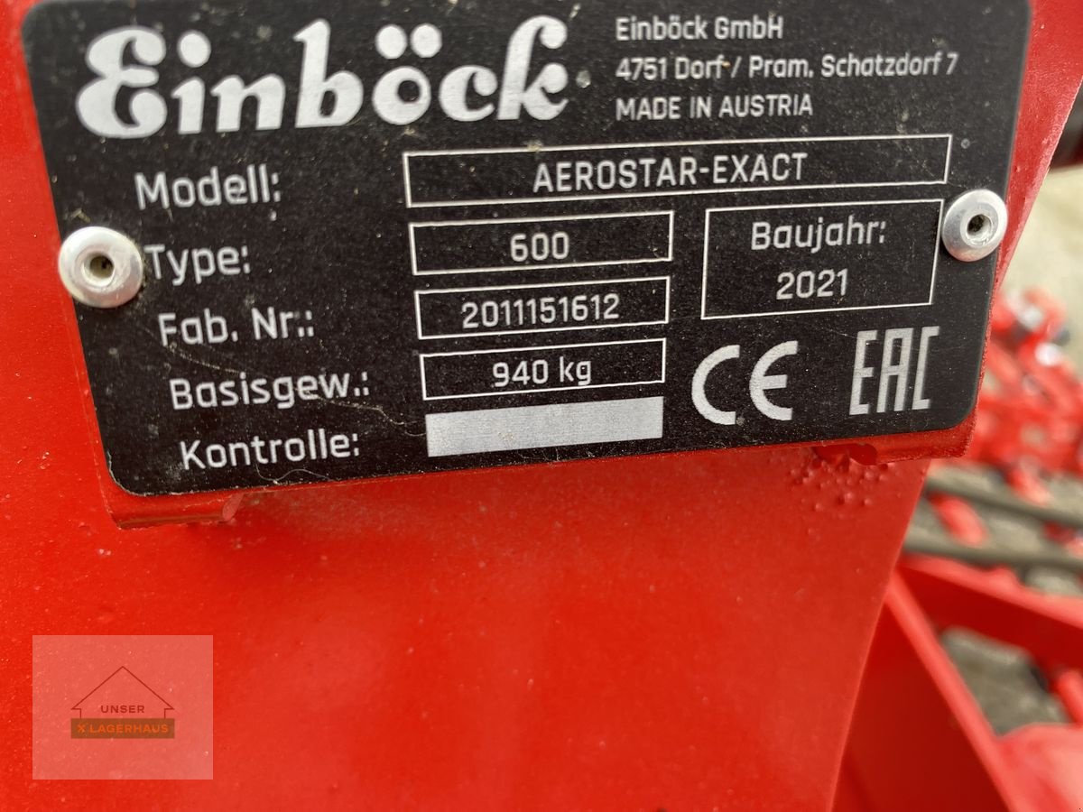 Striegel des Typs Einböck Aerostar-Exact 600, Vorführmaschine in Wartberg (Bild 3)