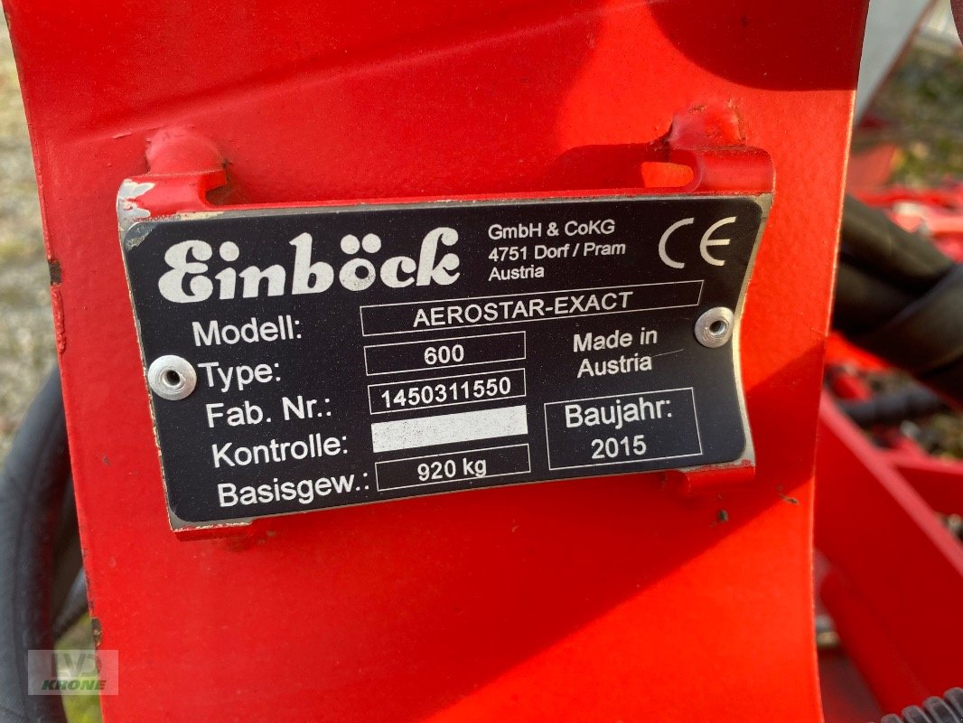 Striegel Türe ait Einböck Aerostar Exact 600, Gebrauchtmaschine içinde Barsinghausen OT Groß Munzel (resim 8)