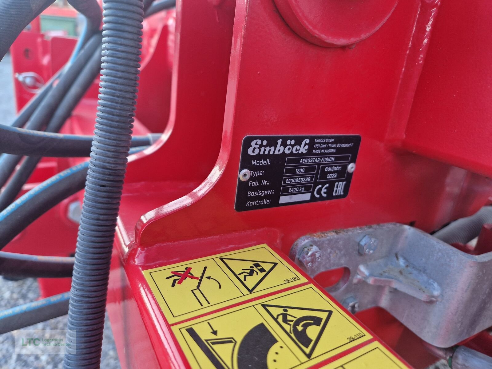 Striegel of the type Einböck Aerostar Fusion 1200, Vorführmaschine in Korneuburg (Picture 8)