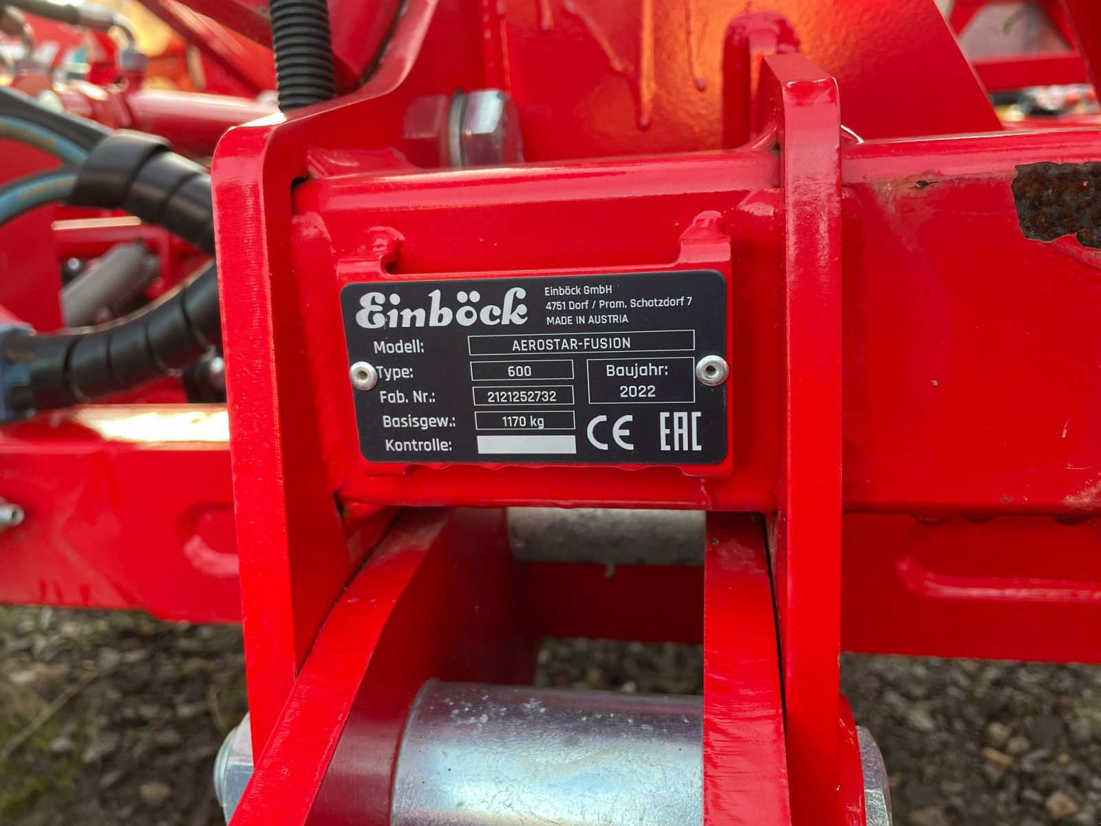 Striegel του τύπου Einböck Fusion 600, Gebrauchtmaschine σε Dannstadt-Schauernheim (Φωτογραφία 2)