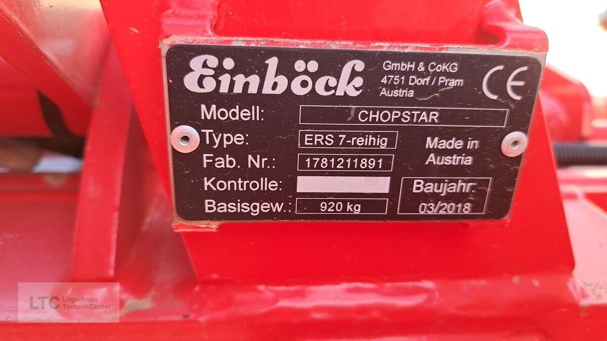 Striegel a típus Einböck Hackgerät CHOPSTAR 5-90 EMS 6 Reihig + ROW-GUARD, Gebrauchtmaschine ekkor: Redlham (Kép 11)