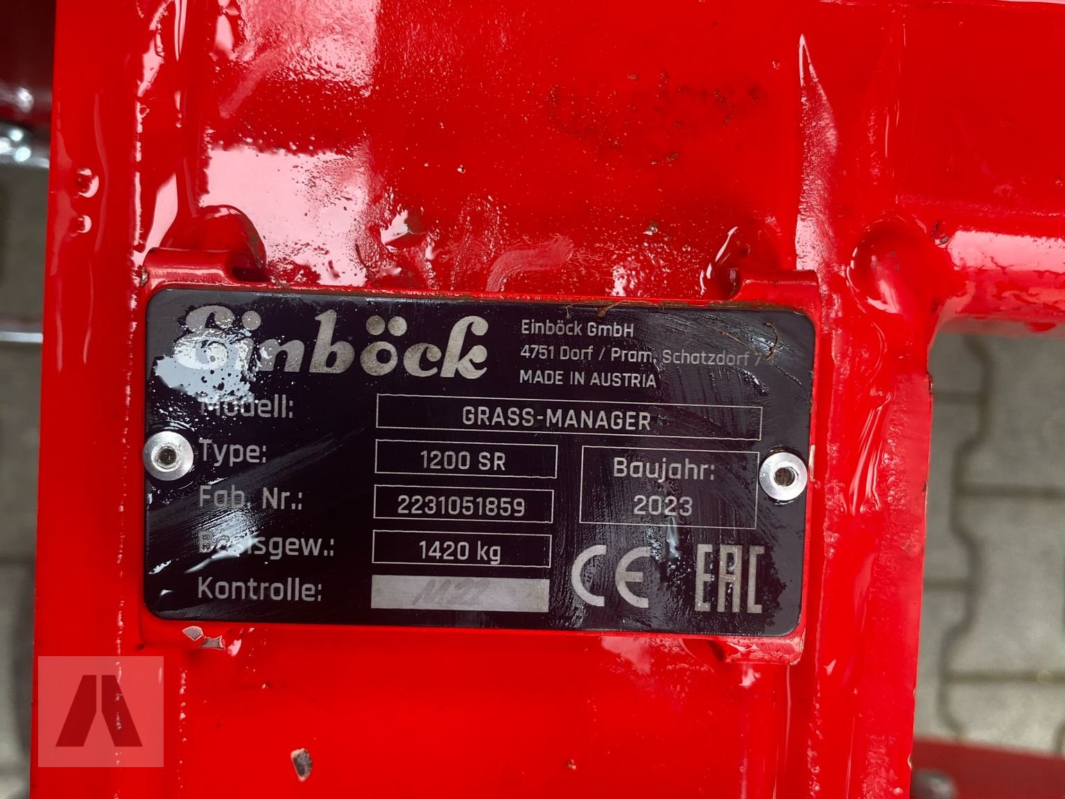 Striegel des Typs Einböck Pneumaticstar 1200SR, Gebrauchtmaschine in Regensburg (Bild 12)