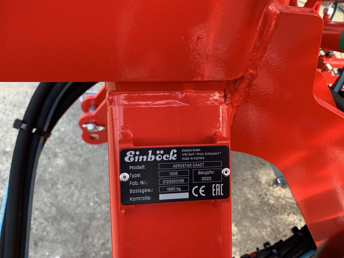 Striegel du type Einböck Striegel Aerostar Exact 1200, Neumaschine en Starrein (Photo 8)