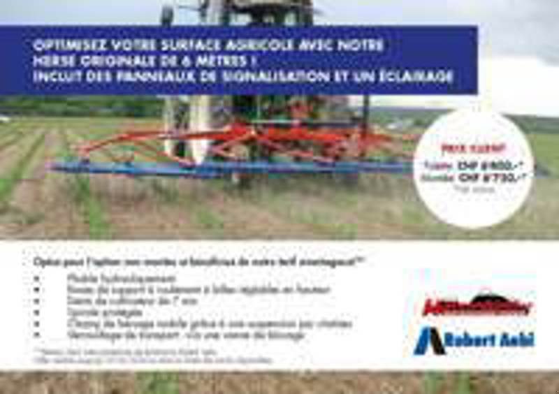 Striegel typu Hatzenbichler 6.00 m, Vorführmaschine v Regensdorf (Obrázek 4)