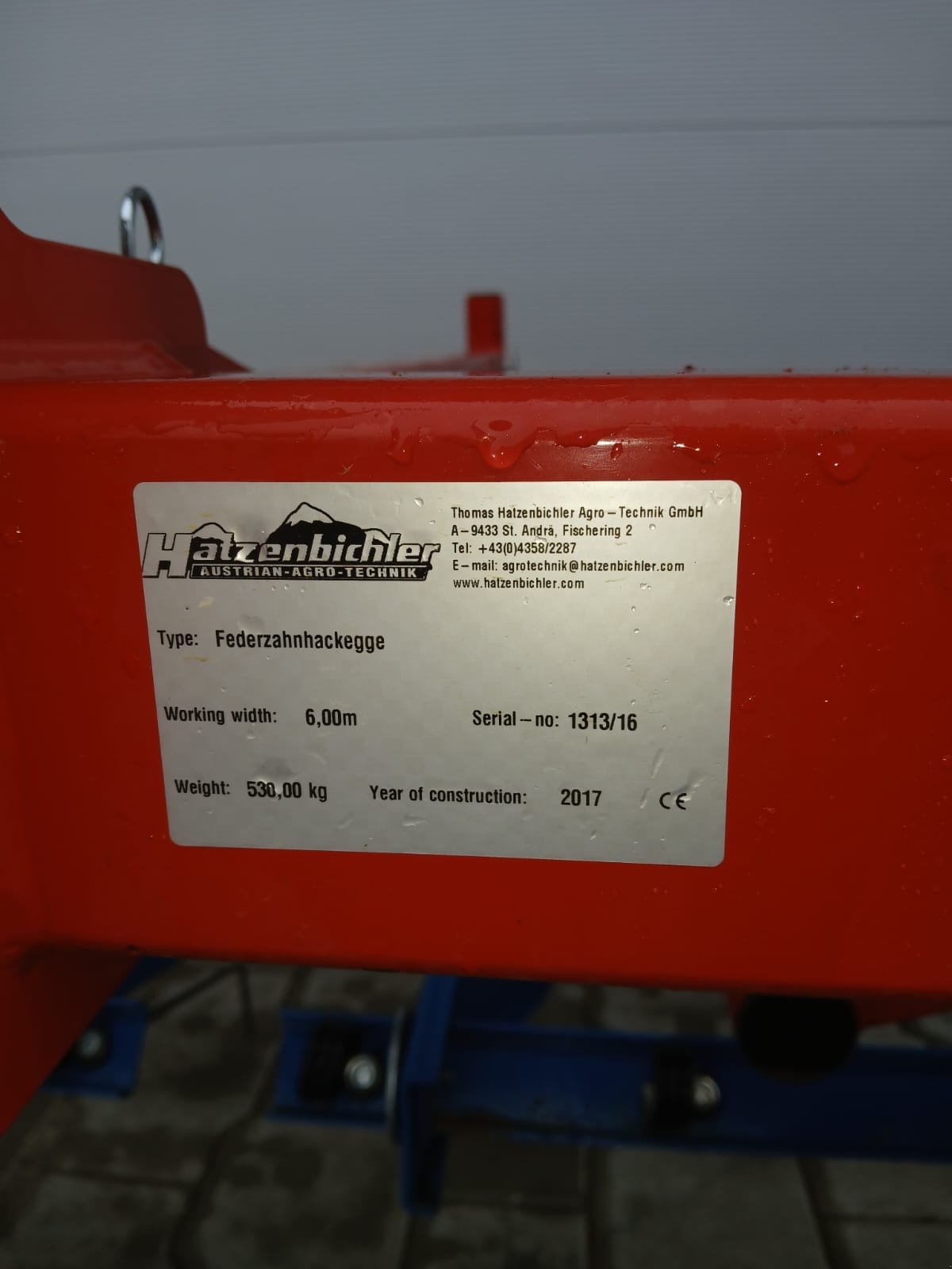 Striegel des Typs Hatzenbichler 6m, Gebrauchtmaschine in Mühlhausen-Ehingen (Bild 5)