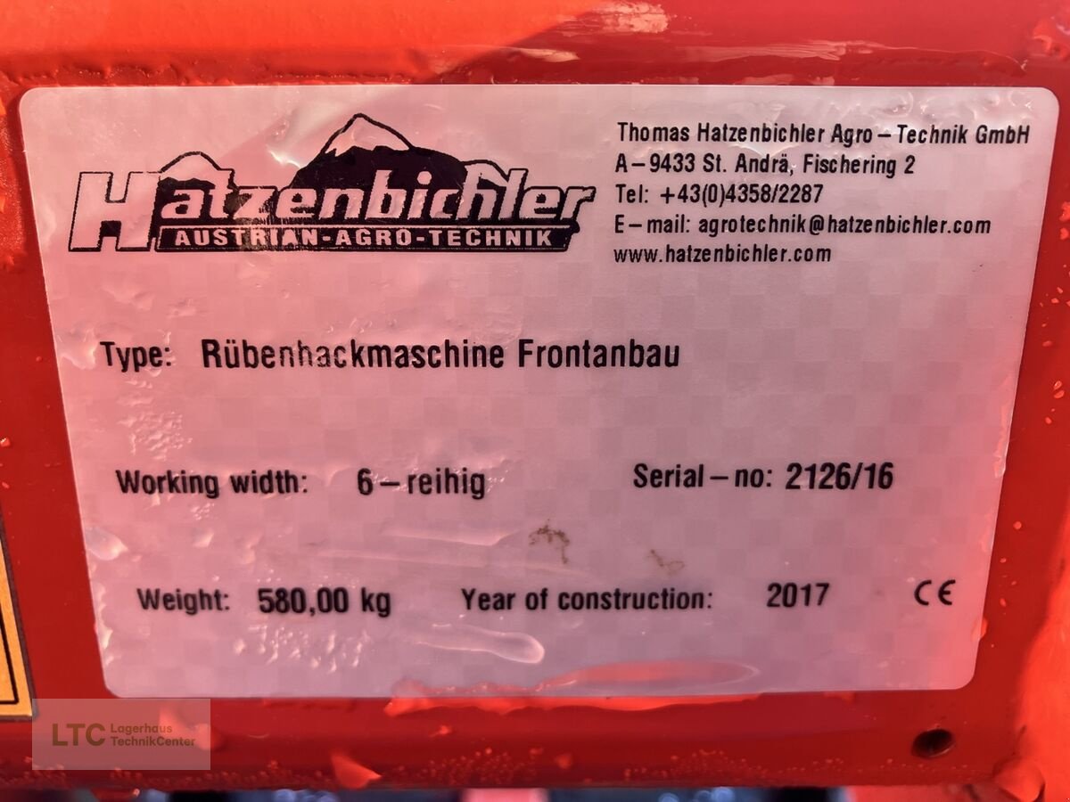 Striegel of the type Hatzenbichler Frontrübenhackgerät, Gebrauchtmaschine in Eggendorf (Picture 18)