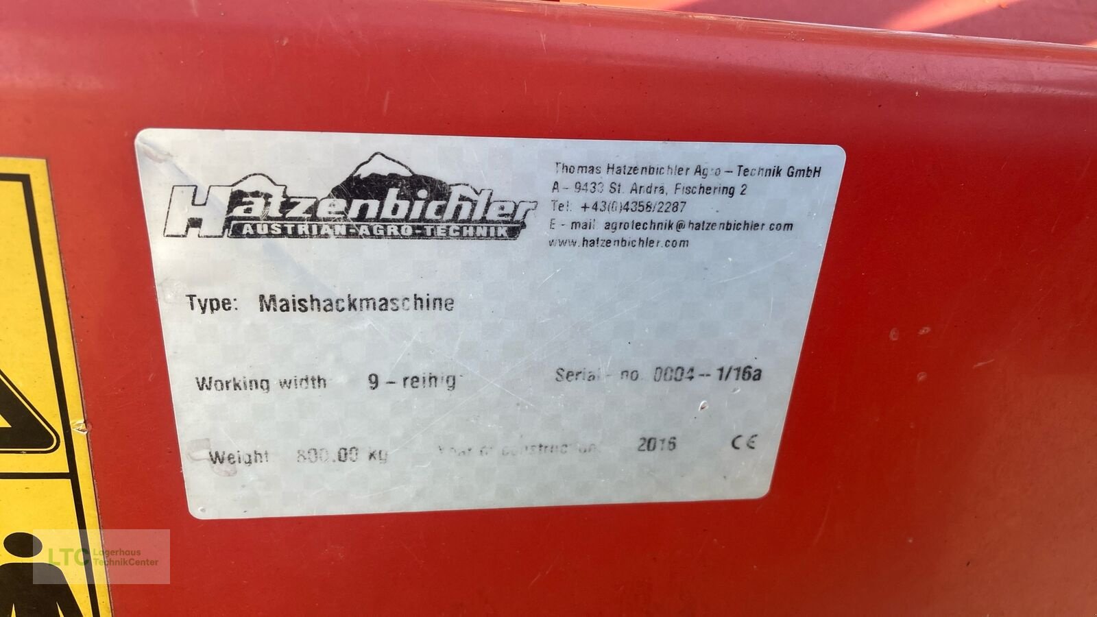 Striegel tipa Hatzenbichler Hackgerät 9r, Gebrauchtmaschine u Eggendorf (Slika 10)